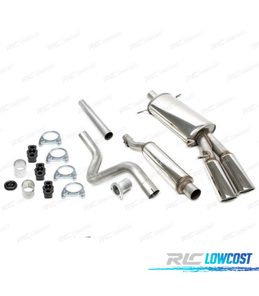 SILENCIOSO ESCAPE VOLKSWAGEN VW SCIROCCO MK2 82-92 ACERO 63.5MM