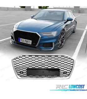 PARRILLA AUDI A6 19-24 LOOK RS6 CROMO