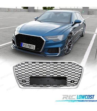 PARRILLA AUDI A6 19-24 LOOK RS6 CROMO