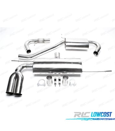 SILENCIOSO ESCAPE AUDI A3 8P 03-12 DOBLE VISIBLE