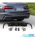 DIFUSOR AUDI A6 C8 SEDAN AVANT 18-22 LOOK RS6  NEGRO BRILLO + COLAS ESCAPE
