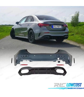 PARAGOLPES TRASERO MERCEDES CLASE A V177 19-24 LOOK AMG A45