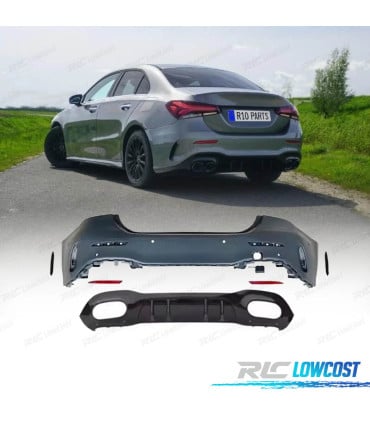 PARAGOLPES TRASERO MERCEDES CLASE A V177 19-24 LOOK AMG A45