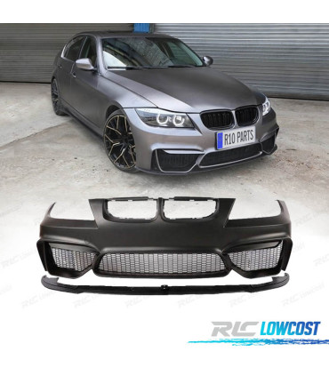 PARAGOLPES DELANTERO BMW E90 E91 05-08 LOOK M4 + SPOILER LIP