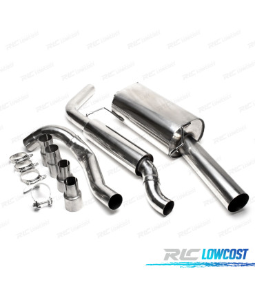 SILENCIOSO ESCAPE VOLKSWAGEN VW SCIROCCO MK2 82-92 ACERO