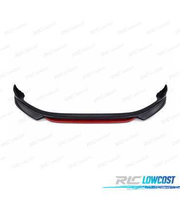 SPOILER LIP FRONTAL VOLKSWAGEN VW GOLF 7.5 LOOK ABT NEGRO ROJO