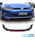 SPOILER LIP FRONTAL VOLKSWAGEN VW GOLF 7.5 LOOK ABT NEGRO ROJO