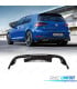 DIFUSOR VOLKSWAGEN VW GOLF 7 12-17 LOOK R NEGRO BRILLO SALIDA DOBLE