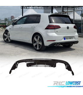 DIFUSOR VOLKSWAGEN VW GOLF 7.5 17-20 LOOK R NEGRO BRILLO