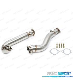SUPRESOR DOWNPIPE BMW E60 E61 07-10 ACERO