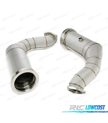 SUPRESOR DOWNPIPE AUDI SQ7 QUATTRO 4L 20- CON ESCUDO TERMICO