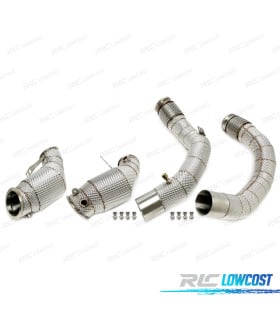 SUPRESOR DOWNPIPE X6 F96 20-22 CATALIZADOR ESCUDO TERMICO