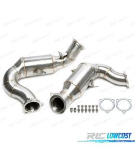 SUPRESOR DOWNPIPE PORSCHE MACAN 14-18 ACERO 90MM