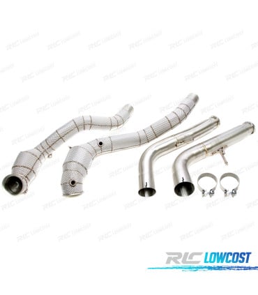 SUPRESOR DOWNPIPE MERCEDES W463A 18-22 CATALISADOR ESCUDO TERMICO