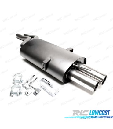 SILENCIOSO ESCAPE BMW E46 98-07 ACERO