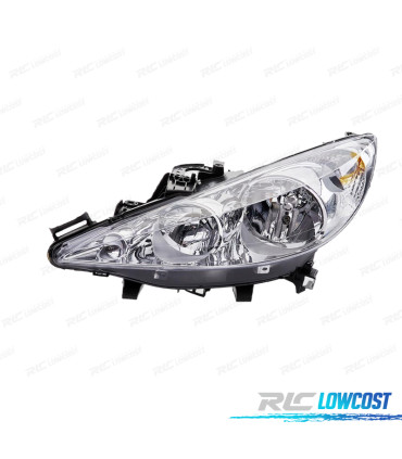 FARO IZQ CON LENTE PEUGEOT 207 06-