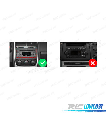 RADIO GPS ANDROID 12 PARA DODGE JEEP CHRYSLER 07-11