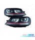 FAROS XENON VOLKSWAGEN VW GOLF VII GTI GTD 12-17 FONDO NEGRO