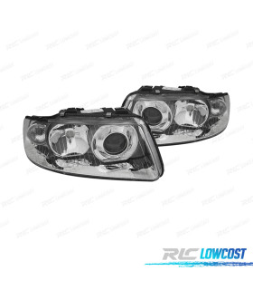 FAROS AUDI A3 8L 00-03 CROMADOS H7