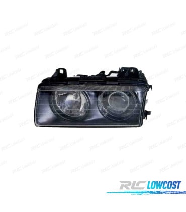 FARO IZQ BMW SERIE 3 E36 90-98 CON LUPA