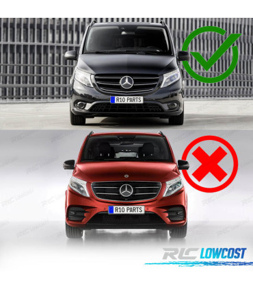 PARRILLA MERCEDES VITO W447 14-19 CARBONO