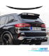 ALERON SPOILER BMW X5 G05 19-23 LOOK M NEGRO BRILLO