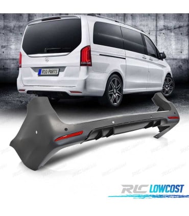 PARAGOLPES TRASERO MERCEDES VITO W447 14-19 LOOK AMG PDC