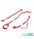 KIT BARRAS ESTABILIZADORAS AJUSTABLES VOLKSWAGEN VW POLO 86C 2F 81-94 ROJO
