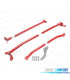 KIT BARRAS ESTABILIZADORAS AJUSTABLES VOLKSWAGEN VW POLO 6N 94-01 ROJO
