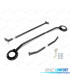 KIT BARRAS ESTABILIZADORAS AJUSTABLES VOLKSWAGEN VW GOLF MK3 1H 1HXO 91-97 NEGRO