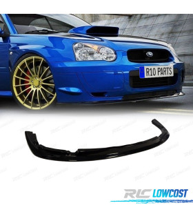SPOILER LIP SUBARU IMPREZA 04- GDB STI NEGRO BRILLO