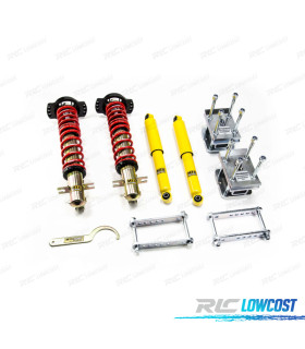 KIT SUSPENSION ROSCADA EIBACH MTS + COPELAS REGULABLES VOLKSWAGEN VW CADDY I 82-92