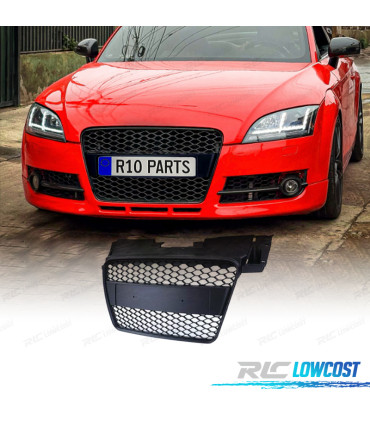 PARRILLA AUDI TT 06-12 LOOK RS NEGRO