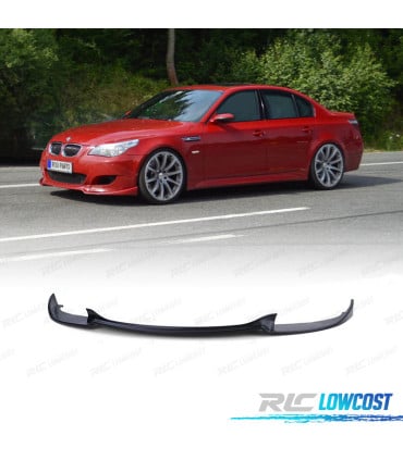 SPOILER LIP BMW E60 E61 03-10 LOOK HAMANN NEGRO MATE