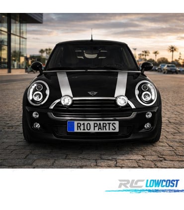 FAROS MINI COOPER R50 R52 R53 LUZ DIURNA NEGROS
