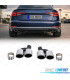 COLAS ESCAPE AUDI A4 16-19 LOOK S4 CROMO
