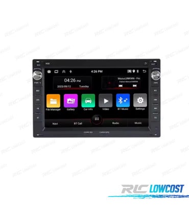 RADIO GPS ANDROID 14 PARA SEAT SKODA VOLKSWAGEN VW USB GPS TACTIL HD