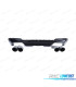 DIFUSOR BMW X3 G01 LOOK M PERFORMANCE NEGRO BRILLO + COLAS ESCAPE