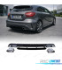 DIFUSOR MERCEDES CLASE A W176 12-18 LOOK A45 AMG NEGRO BRILLO + COLAS ESCAPE