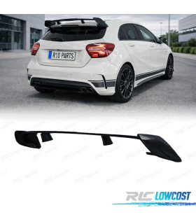 ALERON SPOILER MERCEDES CLASE A W176 LOOK AMG A45 NEGRO BRILLO