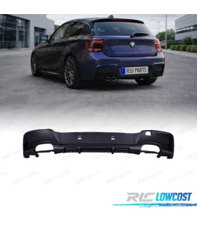 DIFUSOR BMW F20 F21 11-15 LOOK M PERFORMANCE SALIDAS DOBLES