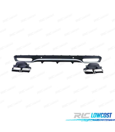 DIFUSOR MERCEDES CLASE C C205 COUPÉ 15-18 AMG PDC + COLAS ESCAPE