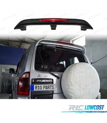 ALERON SPOILER MITSUBISHI MONTERO PAJERO 03-15 + LUZ FRENO