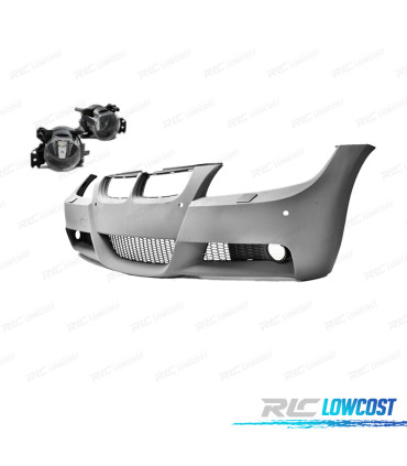 PARAGOLPES DELANTERO BMW E90 E91 05-08 PDC LOOK M + ANTINIEBLAS