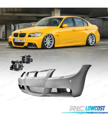 PARAGOLPES DELANTERO BMW E90 E91 05-08 PDC LOOK M + ANTINIEBLAS