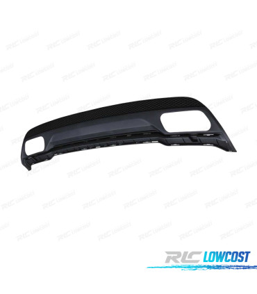 DIFUSOR MERCEDES CLASE A W176 12-18 LOOK AMG A45 DOBLE SALIDA
