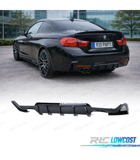 DIFUSOR BMW F32 F33 F36 LOOK M PERFORMANCE NEGRO BRILLO