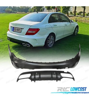 PARAGOLPES TRASERO MERCEDES CLASE C W204 07-13 LOOK W205 C63