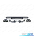 DIFUSOR MERCEDES CLASE C W205 SEDAN 14-18 LOOK AMG NEGRO MATE + COLAS ESCAPE