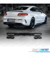 DIFUSOR MERCEDES CLASE C C205 COUPÉ 15-18 LOOK AMG PDC NEGRO + COLAS ESCAPE